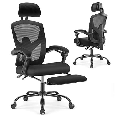Ergonomic Gaming Chair with Foot Rest
