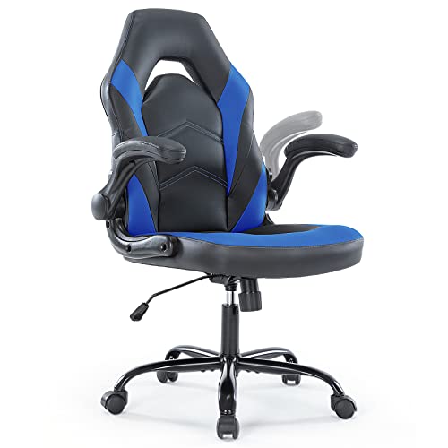 Ergonomic Gaming Executive Desk Chair with Armrests and Lumbar Support