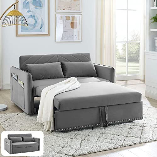ERYE Modern Convertible Futon Sleeper Sofa