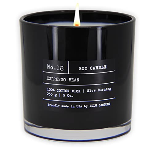 Espresso Bean Luxury Scented Soy Jar Candle