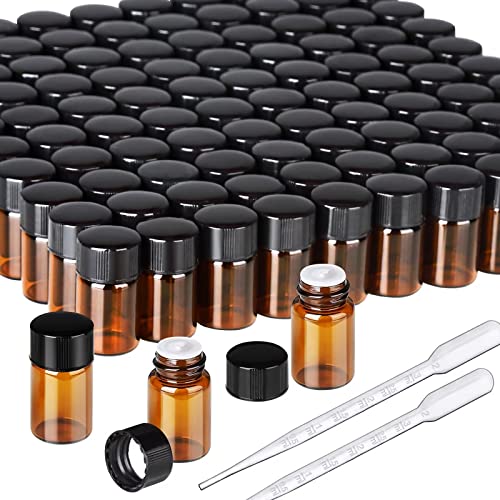Essential Oil Sample Bottles - 100 Pack
