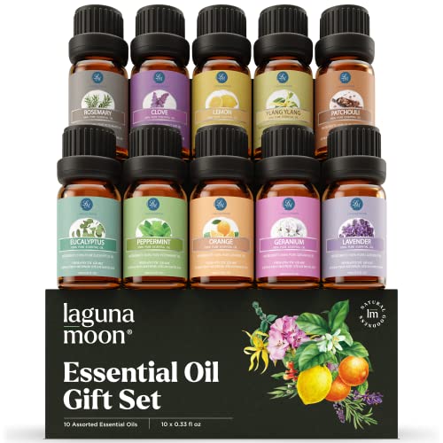 Essential Oils Set - Top 10 Blends for Aromatherapy