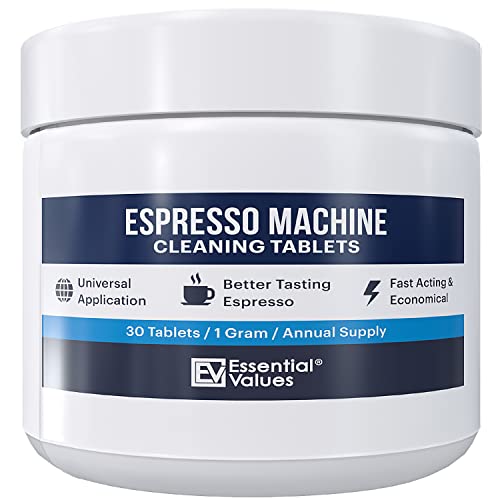 Essential Values Espresso Machine Cleaning Tablets (30 Tablets)
