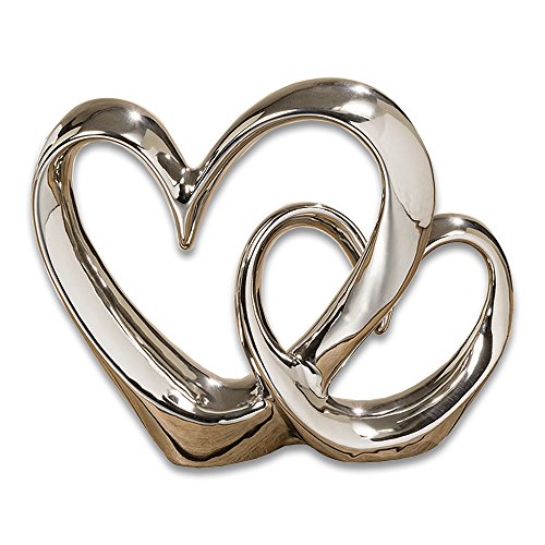 Eternity Double Heart Sculpture