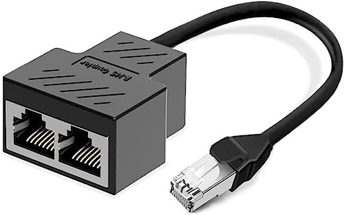 Ethernet Splitter Cable RJ45 Network Adapter