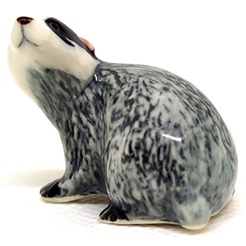 European Badger Miniature Dollhouse Figurines