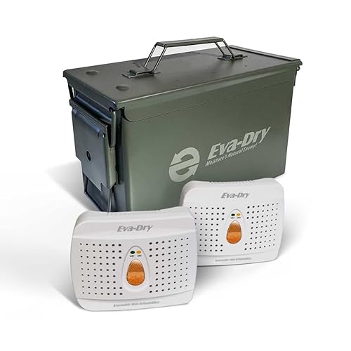 Eva-Dry Storage Can with 2 E-333 Dehumidifiers