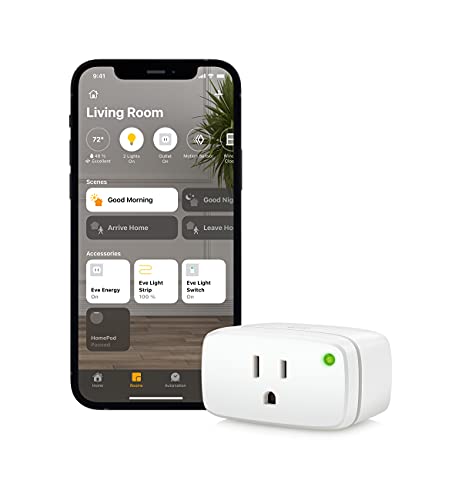 Eve Energy Smart Plug - Control Lights and Appliances with Ease