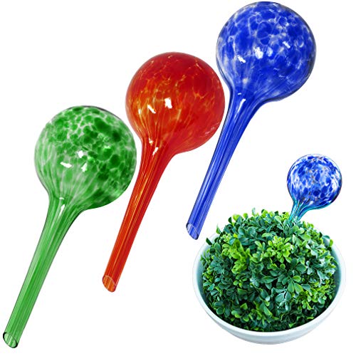 Evelots Plant Watering Globe Set