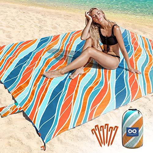 Everlasting Comfort Beach Blanket - Waterproof, Sandproof, Large Size