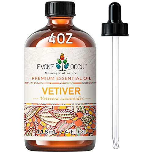 EVOKE OCCU Vetiver Essential Oil - Pure Aromatherapy for Relaxation