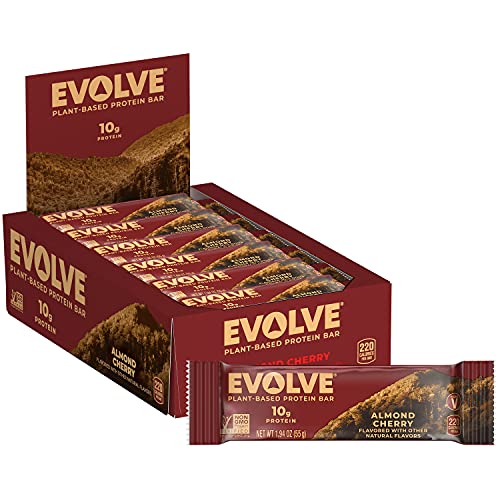 Evolve Plant Protein Bar, 10g Vegan, Dairy-Free, Non-GMO