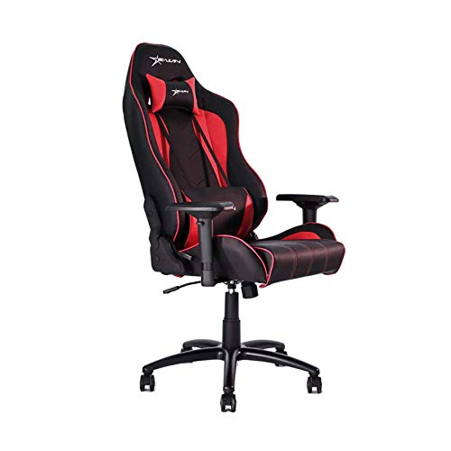 Ewin Gaming Chair Champion Series 4D Armrests 85°-155° Recliner Memory Foam PU Leather Ergonomic High-Back Racing Computer Office Chair CPB-Red