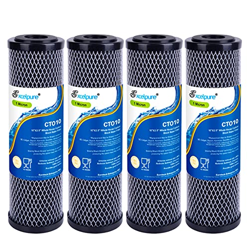 EXCELPURE 1 Micron Carbon Water Filter Cartridge Replacement