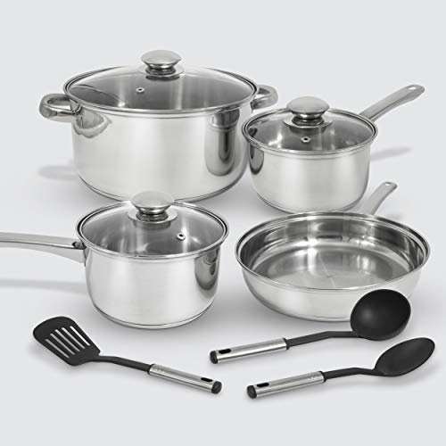 ExcelSteel Stainless Cookware Set, 10 Pc