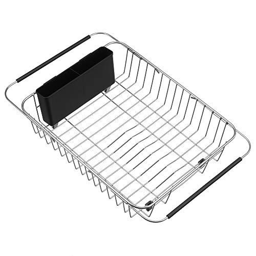 Expandable Dish Drying Rack Over The Sink Dish Drainer