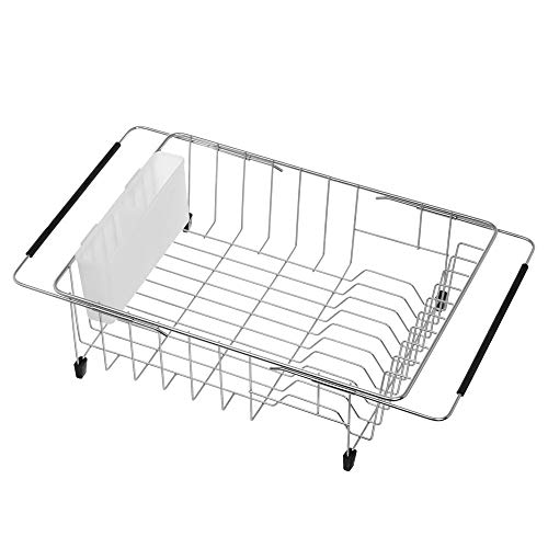 2023 Model，Over The Sink Dish Drying Rack 3-Tier Dish Drying Rack Over Sink  Adjustable in 2023