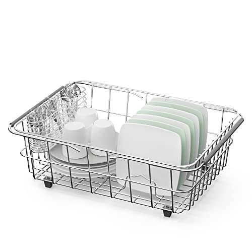 Expandable Stainless Steel Dish Drying Rack
