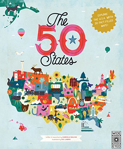 Explore the U.S.A. with 50 fact-filled maps!