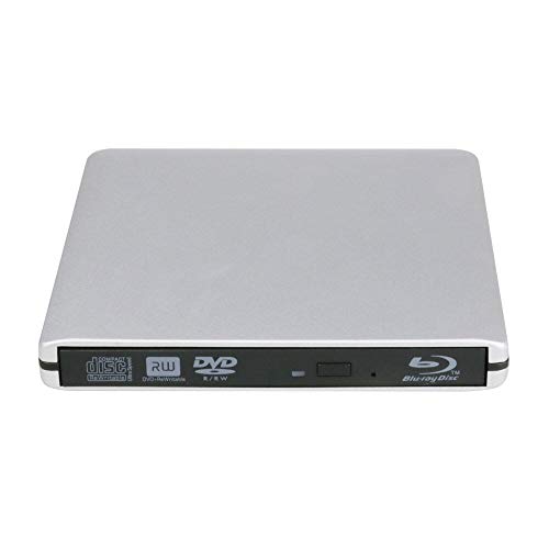 External Aluminum Blue Ray DVD CD Writer