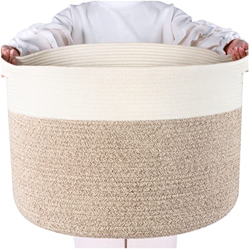 Extra Large Cotton Rope Basket for Stylish Storage