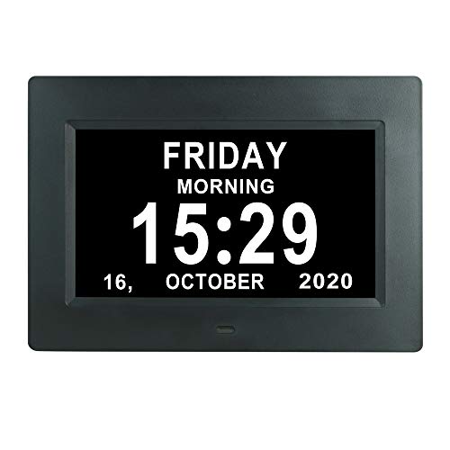 Extra Large Day Date Time Digital Day Calendar Clock