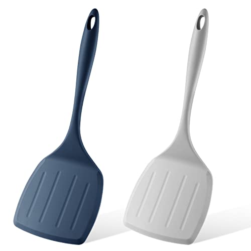 Extra Large Silicone Turner Spatulas for Cooking Utensils