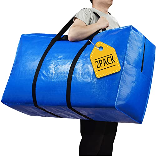 Extra Large Storage Bags - Heavy Duty Storage Totes for Moving & Organization