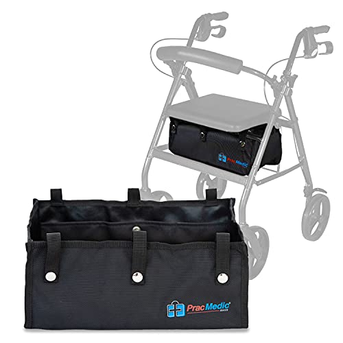 Extra Large Under Seat Rollator Bag - Storage for Seniors