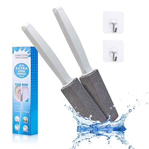 Extra Long Handle Pumice Stone Brush Toilet Bowl Cleaner