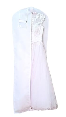 Extra Long White Wedding Dress Garment Bag