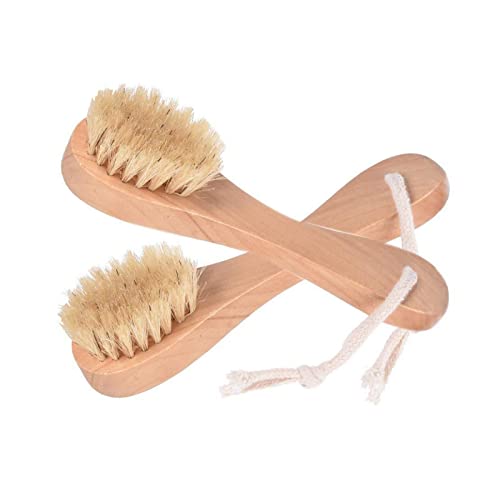 Face Cleansing Brush with Natural Bristles