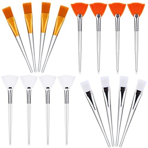 Face Mask Fan Brush Applicator Set