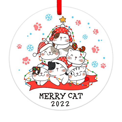 FaCraft Cat Ornaments 2022 for Christmas Tree