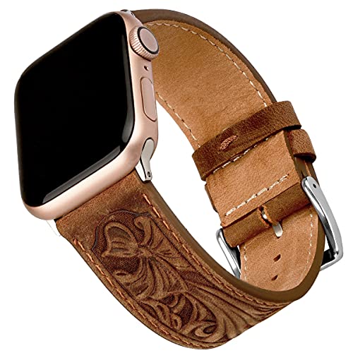 Falandi Retro Leather Apple Watch Band 41mm 40mm 38mm