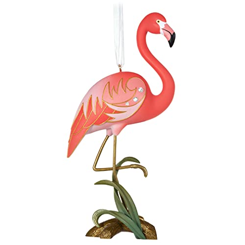 Fancy Flamingo Christmas Ornament