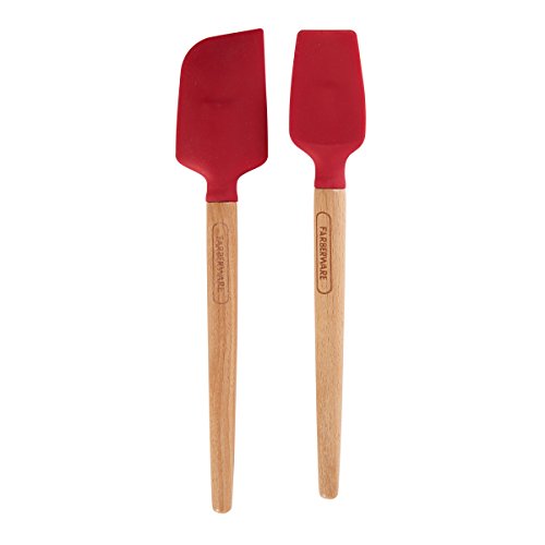 Farberware Professional Heat Resistant Silicone Spatula with Wood Handle