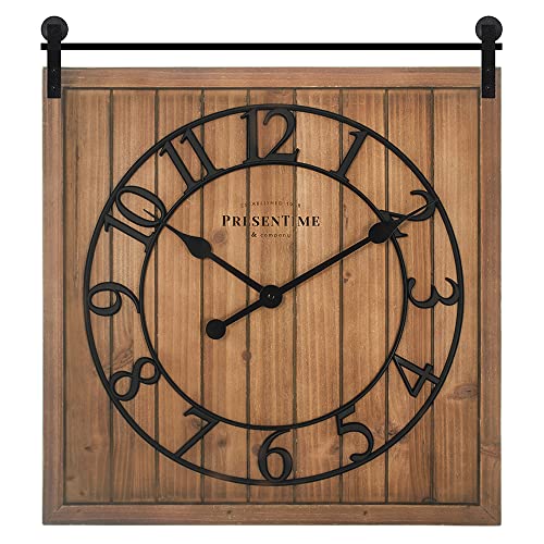 Farmhouse Barn Door Clock