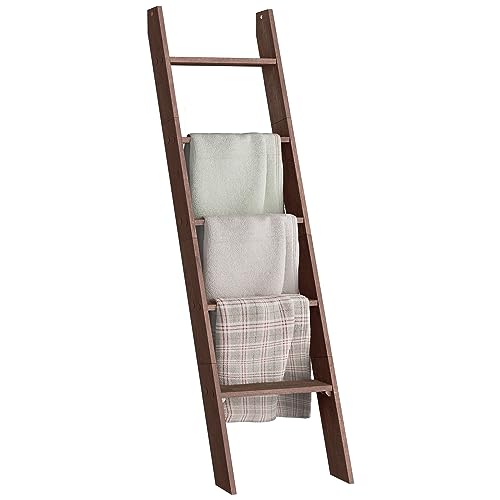 Farmhouse Blanket Ladder Shelf