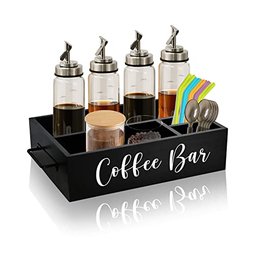 Farmhouse Coffee Bar Accessories Organizer