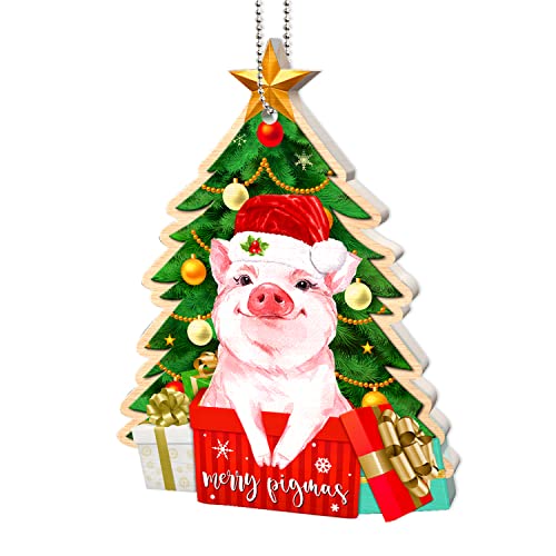 Farmhouse Pig Ornaments Christmas Tree