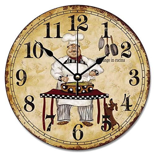 Farmhouse Wood Silent Wall Clock