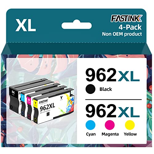 FASTINK 962XL Ink Cartridges Combo Pack