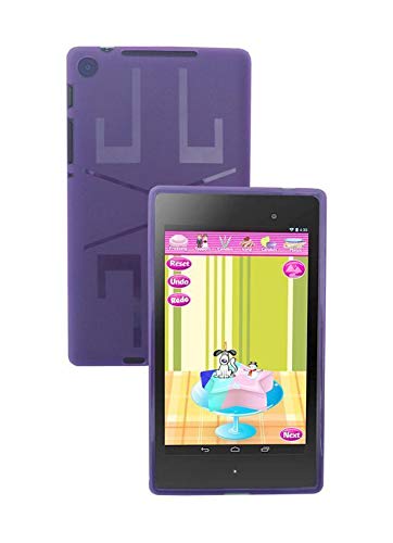 FastSun TPU Case for ASUS Google Nexus 7 Tablet 2nd Generation (Purple)