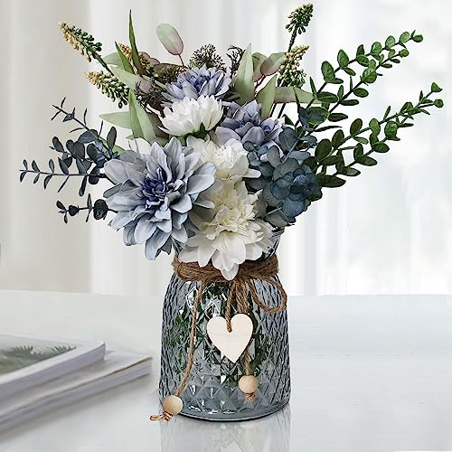 Faux Flowers in Vase
