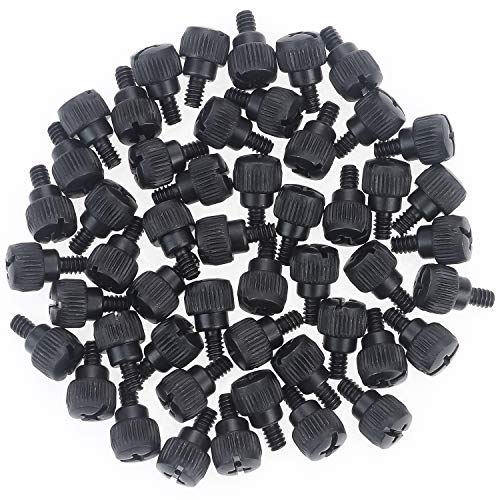 Favordrory Black Computer Case Thumb Screws