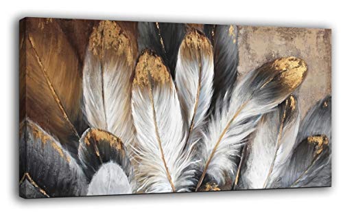 Feather Canvas Wall Art Large Giclee Print