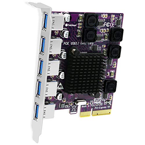 FebSmart 5X 10Gbps USB-A Ports Expansion Card
