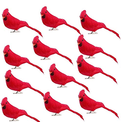 Feitore Red Cardinals Ornaments
