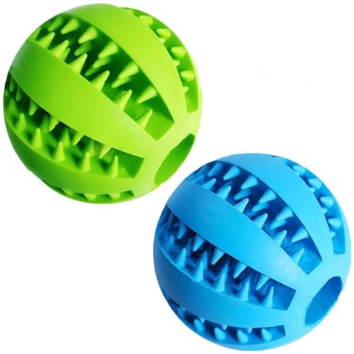 Feixun Dog Treat Toy Ball-Pack of 2